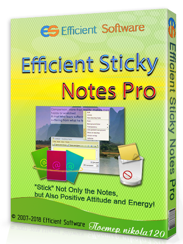 Efficient Sticky Notes Pro 5.50 Build 542 (2018) РС | + Portable